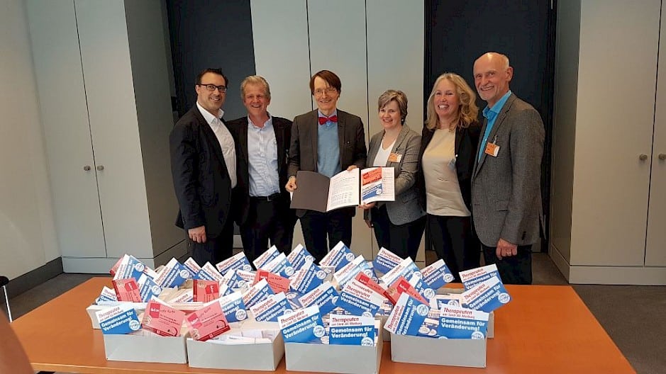 zop-mit-lauterbach Therapeuthen am Limit, Bundestag, April 2019